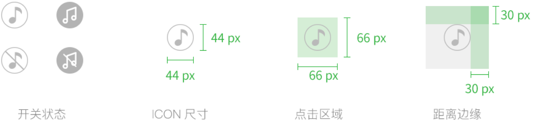 音樂按鈕規范圖片